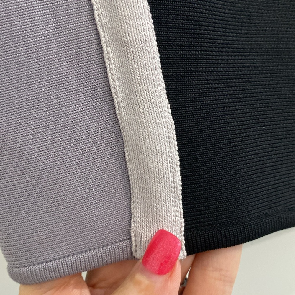 Bebe Color Block Bandage Mini Skirt |Size Large - image 3